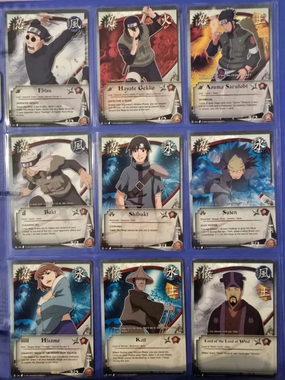Naruto CCG - Pick Your Cards - Ninja & Client Cards